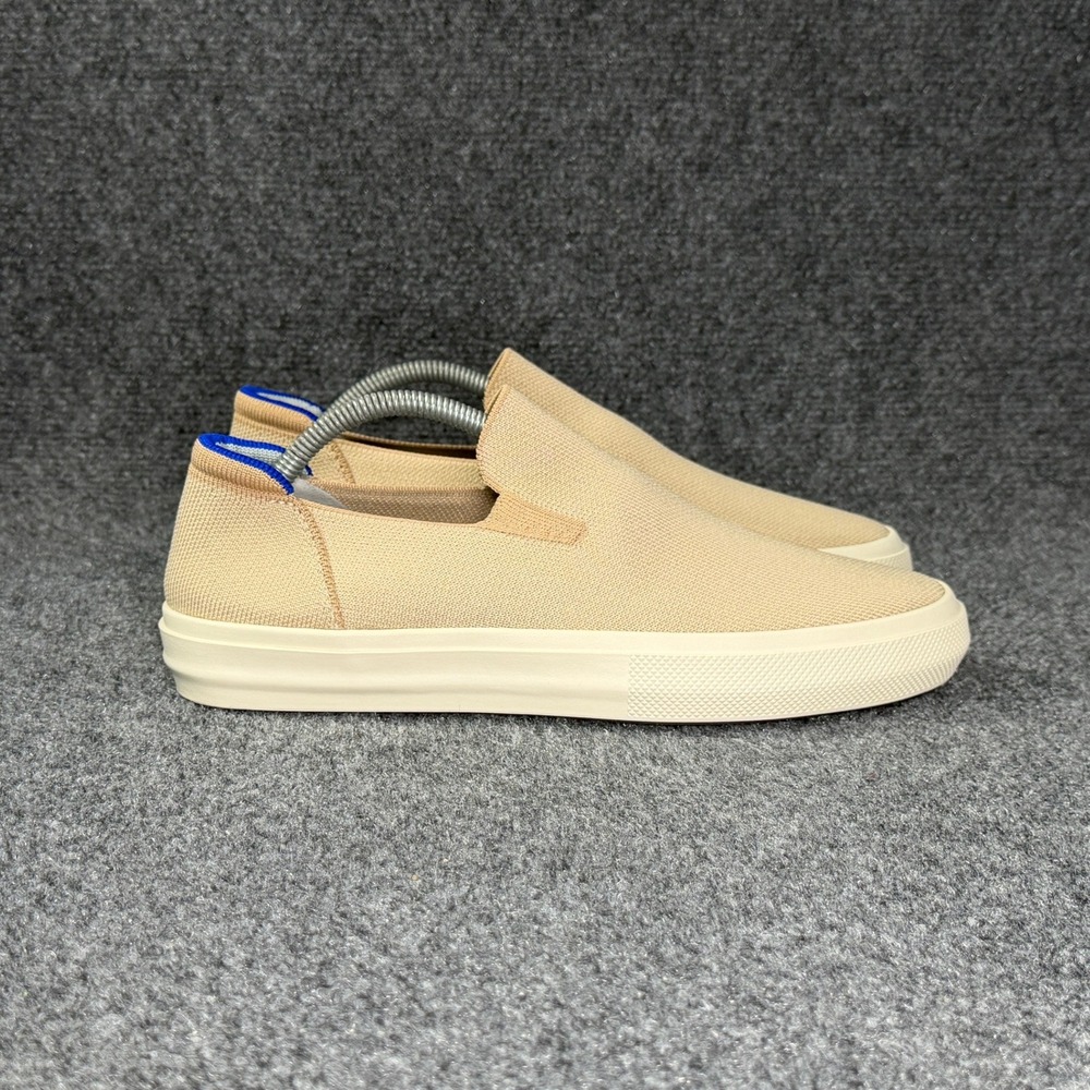 Rothy's The City Slip On Sneakers Women's 11 Wheat Sand Tan Knit Casual Shoes